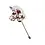 Angel Toys Stokpaard met geluid - gevlekt - 95 cm