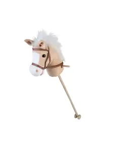 Angel Toys Stokpaard met geluid - beige - 95 cm