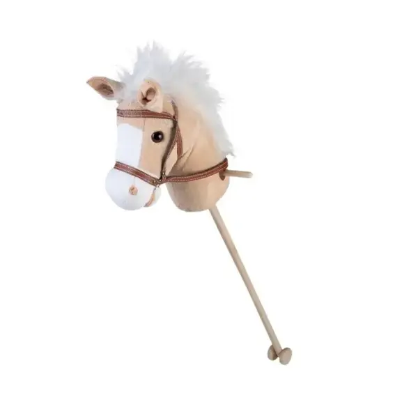 Angel Toys Stokpaard met geluid - beige - 95 cm