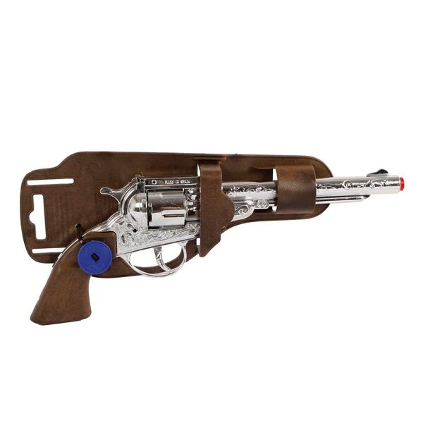 Klappertjes pistool Cowboy Pecos - 8 schots