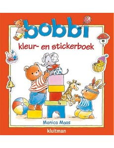 Kluitman Bobbi kleur- en stickerboek