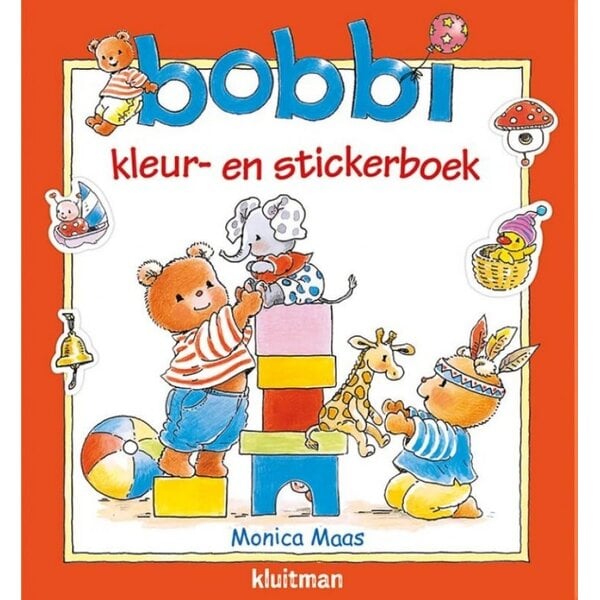 Kluitman Bobbi kleur- en stickerboek