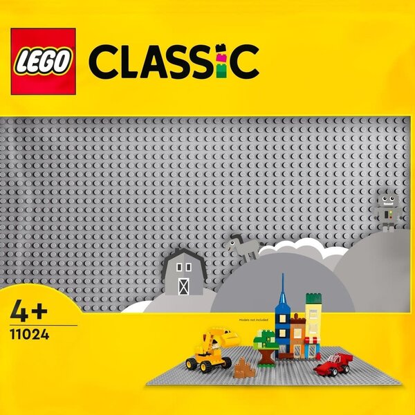 LEGO 11024 - Grijze bouwplaat
