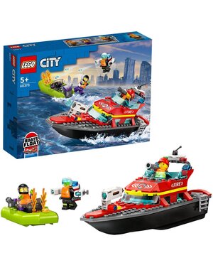LEGO 60373 - Reddingsboot brandweer