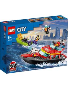 LEGO 60373 - Reddingsboot brandweer