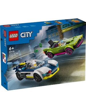 LEGO 60415 - Politie met overvaller in racewagen