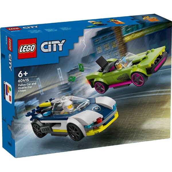 LEGO 60415 - Politie met overvaller in racewagen