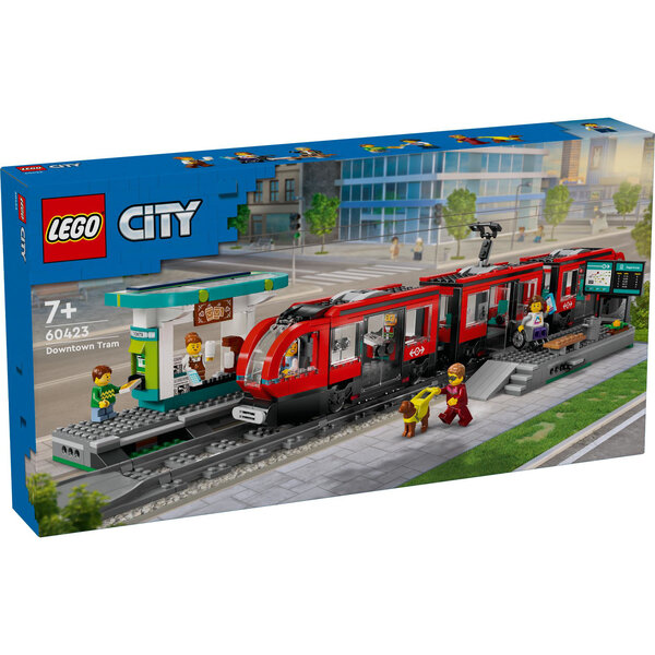LEGO 60423 - Stadstram en Station