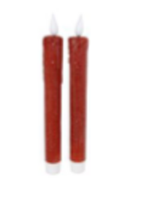 home kaars led rood