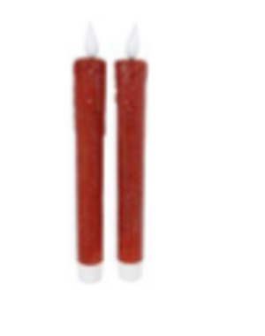home kaars led rood