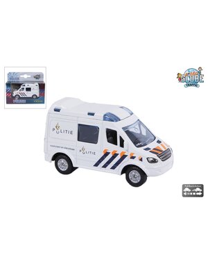 Kids Globe Politie NL bus die cast 9 cm