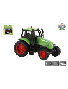 Kids Globe Tractor met licht en geluid - 2 assorti -11 cm