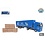 Kids Globe MAN truck met oplegger - 30 cm