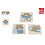 Big Tree houten dierenpuzzel 5 stukjes - 15x15 cm