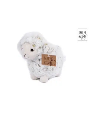 Take me Home Knuffel Schaap staand - 21 cm