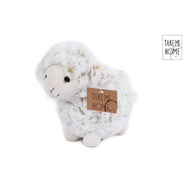 Take me Home Knuffel Schaap staand - 21 cm