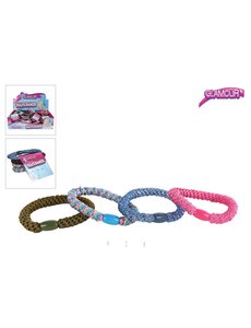  Glamour Arm/haar bandjes elastiek set van 4