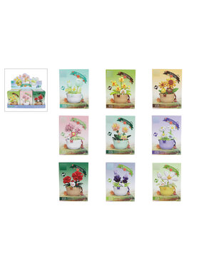  Bouwstenen plant in pot, 173-220 delig - 9 assortie