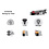 Roadstar Formule Race auto - rood met licht 2.4 GHz incl. 3.7V accu