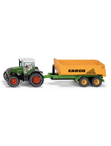 Siku 1989 - Fendt met haaklifttrailer