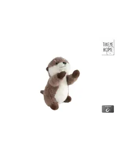 Take me Home Knuffel Otter met magneetpootjes - 24 cm