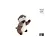 Take me Home Knuffel Otter met magneetpootjes - 24 cm