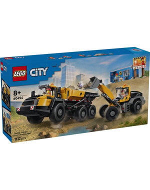 LEGO 60494 - City Big Vehicles Kiepwagen en Wiellader