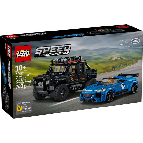 LEGO 77264 - Jaguar F-Type Project 7 & Landrover Defender Classic