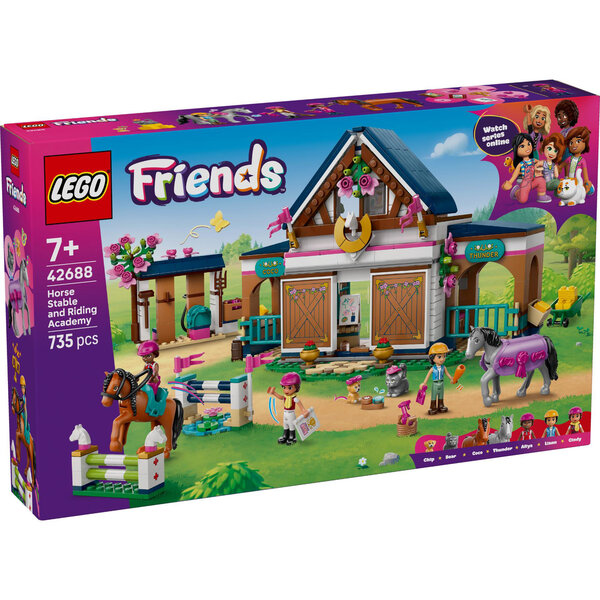 LEGO 42688 - Paardenstal en Manege