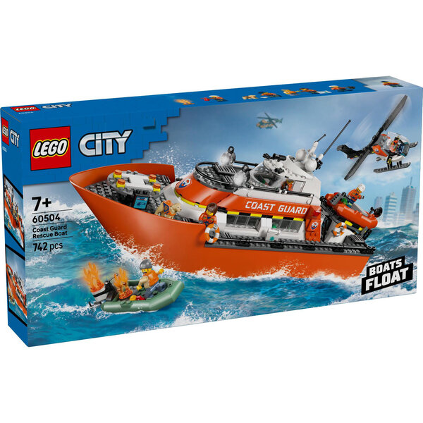 LEGO 60504 - Kustwacht Reddingsboot met helicopter