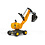 Rolly Toys 421008 - Digger op 4 wielen