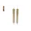 Kaars LED "Tearful" R/C goud set 2 stuks - 2xAAAex/1xC2032in
