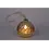 Sfeerverlichting LED "Bal" goud/groen/rood - 3 assortie - kunststof