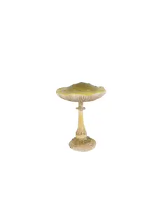  Sculptuur "Mushroom" groen polystone - 8x8x10,5cm