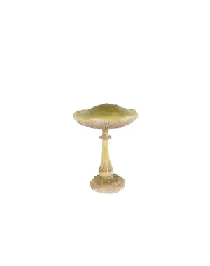  Sculptuur "Mushroom" groen polystone - 8x8x10,5cm