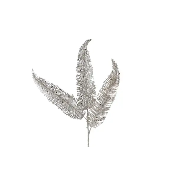 Kunsttak "Iron Tree Leaves" champagne goud - 64cm