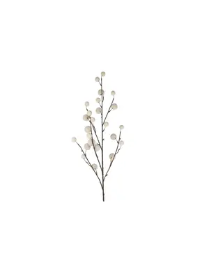  Kunsttak "Grassball" off-white - 114 cm