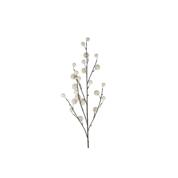 Kunsttak "Grassball" off-white - 114 cm