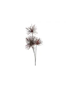  Kunsttak "Weeds" bruin - 94cm