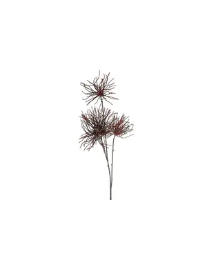  Kunsttak "Weeds" bruin - 94cm