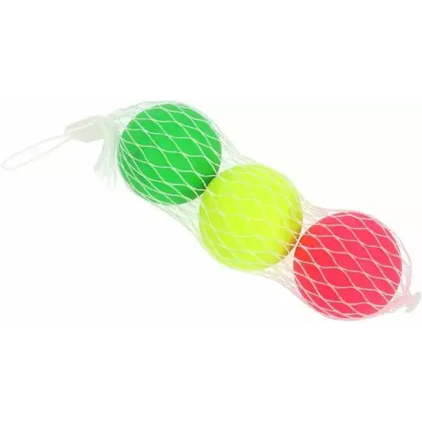 Beachballetjes 3 in net