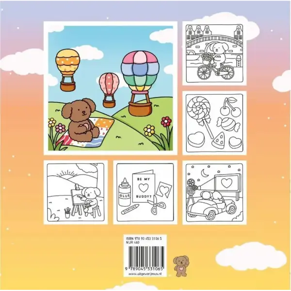 MUS Cute en Cozy kleurboek Kokoro Friends