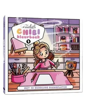 MUS CreaChick Chibi kleurboek deel 1