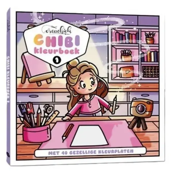 MUS CreaChick Chibi kleurboek deel 1
