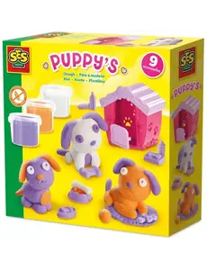 SES Klei Puppy's - met 3 potjes klei
