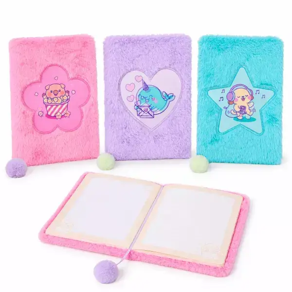 Cutie crew pluche notitieboek