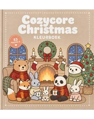 Rebo Cozy Core kleurboek Christmas