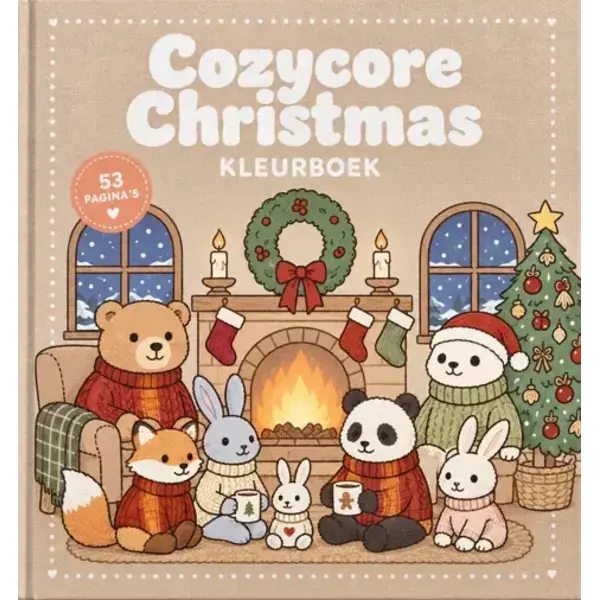 Rebo Cozy Core kleurboek Christmas