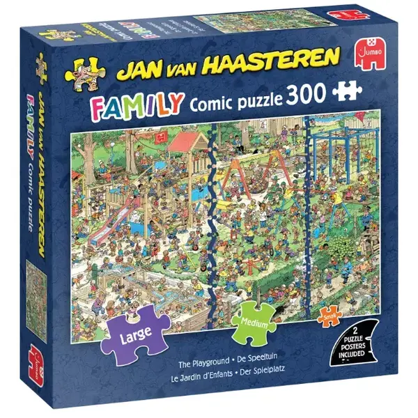 Jumbo Familie Speeltuin - 3 maten in 1 puzzel - voor jong en oud