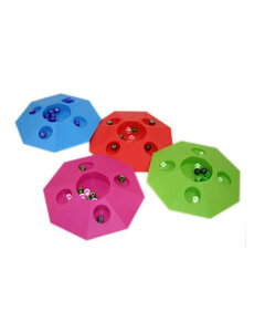  Knikkerpot 22 cm. met 10 knikkers